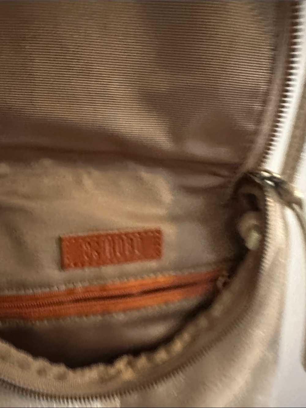 HOBO Taupe Leather Crossbody Bag - Picture 5 of 7